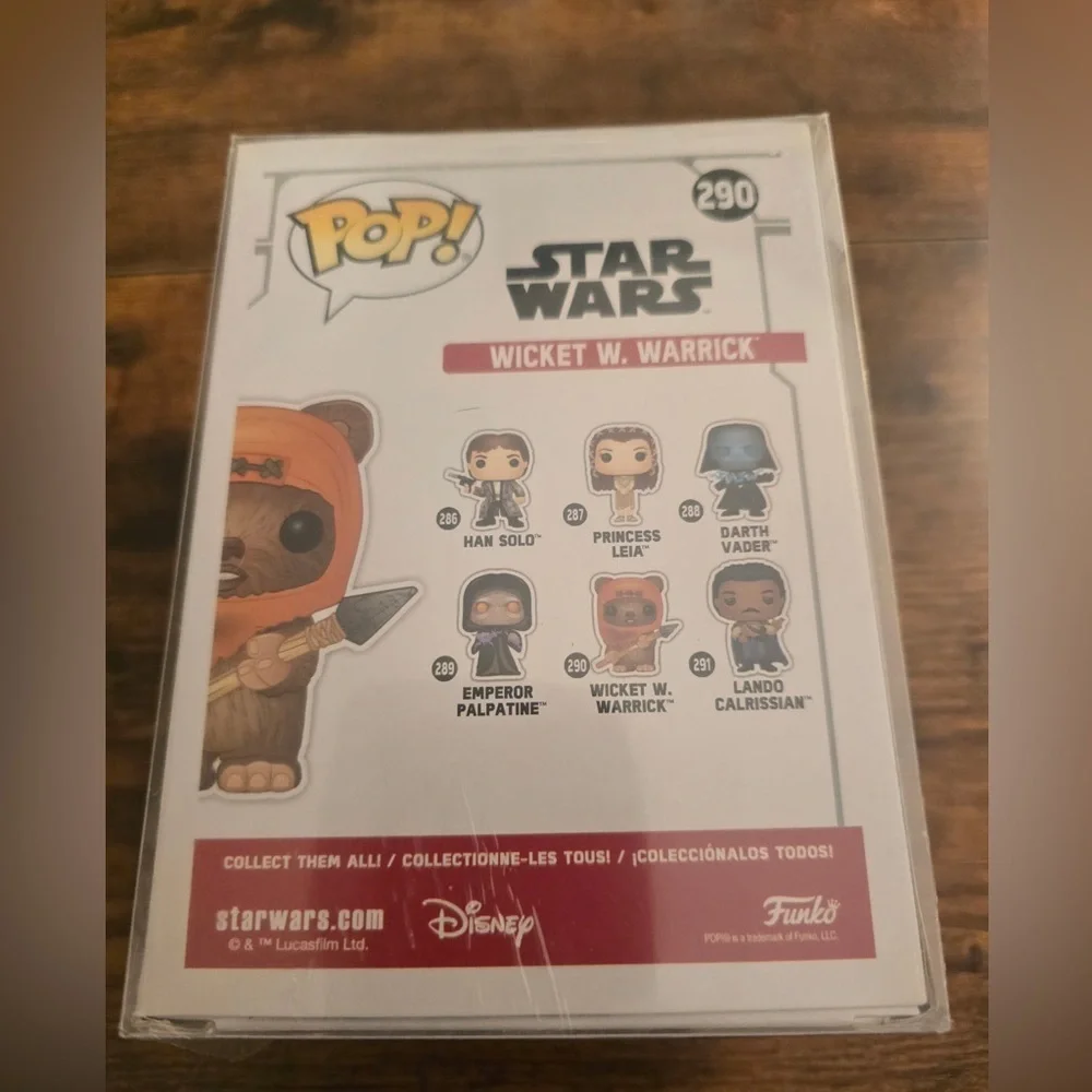 Funko Pop Star Wars #290 Wicket W Warrick Protector Case - Picture 4 of 5